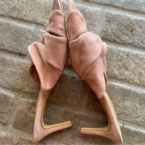 Lord & Taylor 424 Fifth Gala Slip on Heel 6.5 Pink - Picture 6 of 7